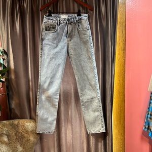 ONE TEASPOON color block, jeans, denim and washed out gray. NWOT size 27.